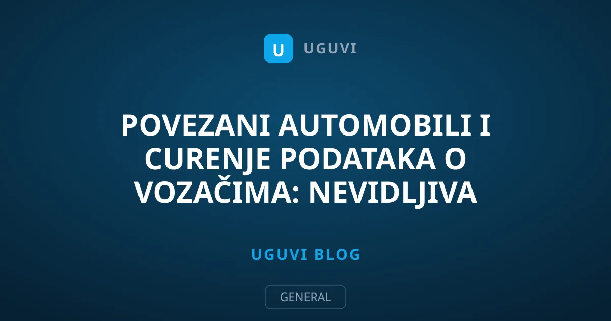 Povezani automobili i curenje podataka o vozačima: Nevidljiva prijetnja